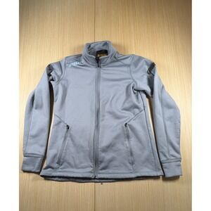 Klim Sundance Jacket Womens L Gray 4 Way Stretch Fleece Lined Moisture Wicking